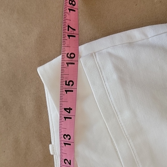 Worthington Size 12 White Slightly Flared Leg Trousers, Gently Used Condition - Picture 7 of 14